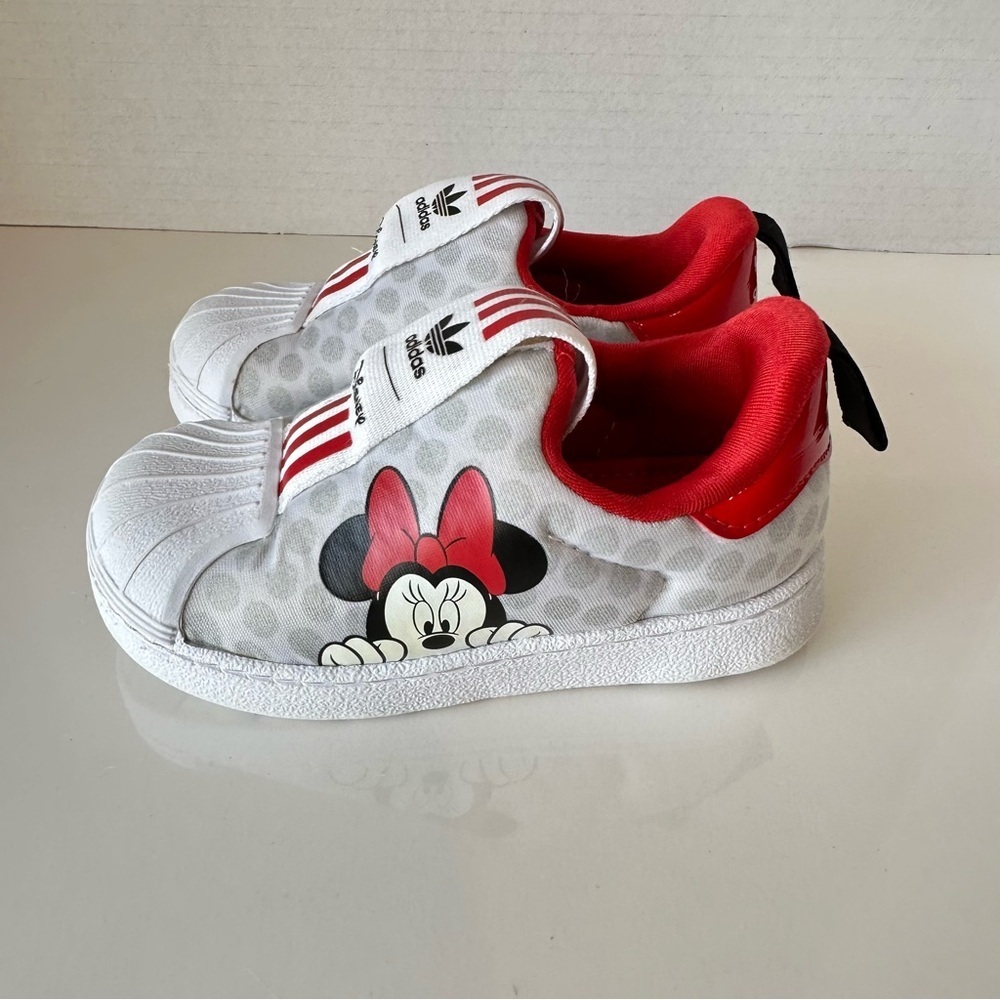 Disney x Superstar 360 X Infant Minnie Mouse Adidas size 6 - Picture 3 of 15